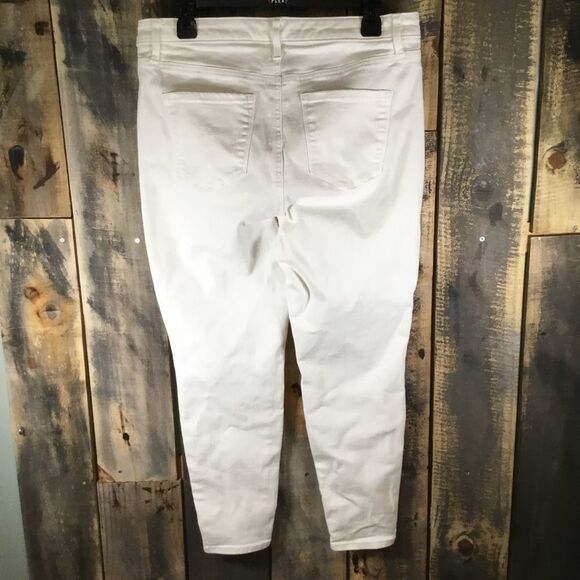 Talbots white crop leg jeggings women’s size 12P - Picture 2 of 7